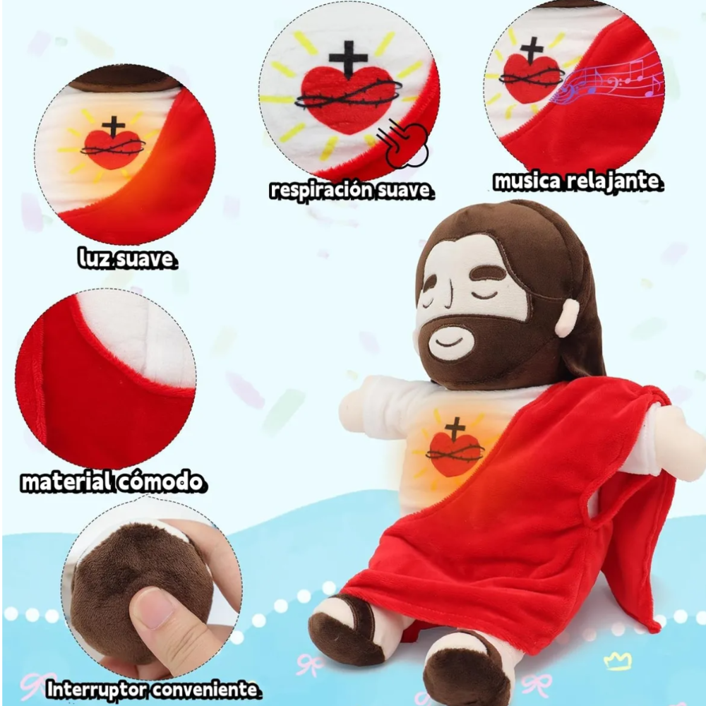 Peluche Jesús Respiracion Antiestres