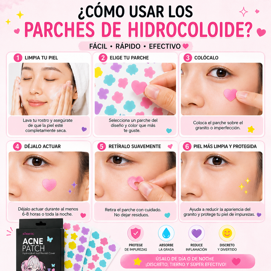 PARCHES PARA ACNÉ KAWAII