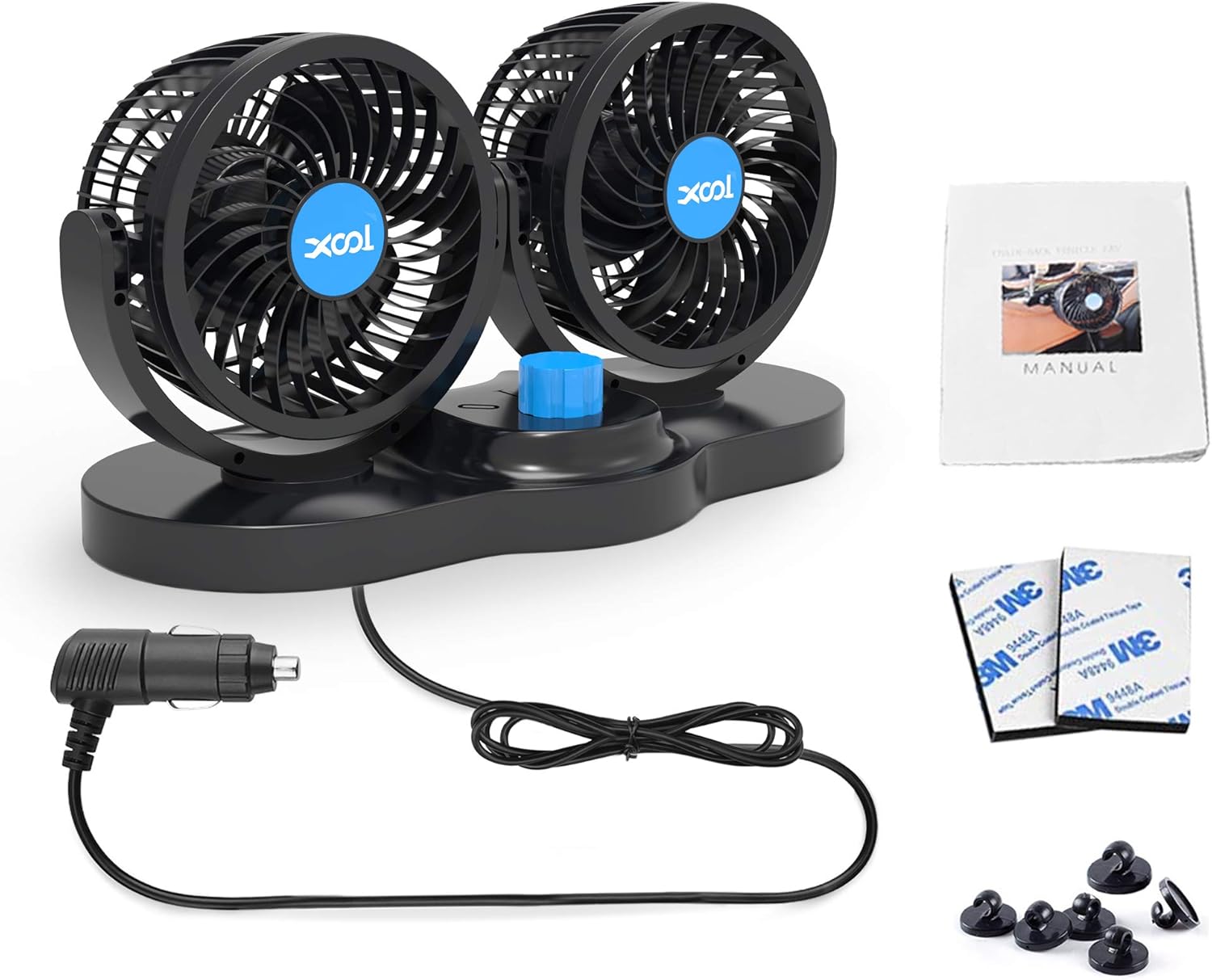 VENTILADOR PARA CARRO 2 VELOCIDADES